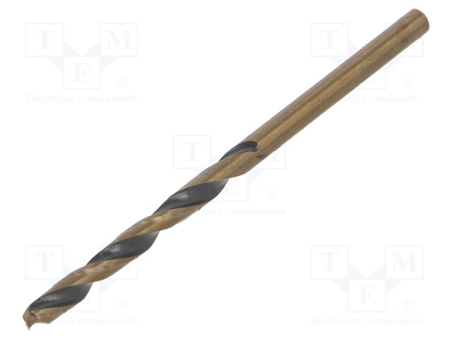 Drill bit; for metal; Ø: 3.2mm; HSS; Features: grind blade