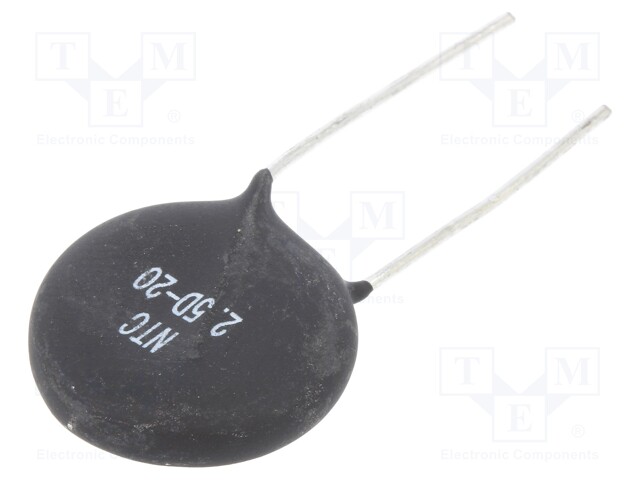 NTC thermistor; THT; 2.5Ω; 21.5mm; -55÷200°C