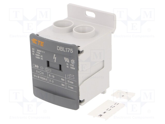 Splice terminal: distribution block; DBL; ways: 1; terminals: 12