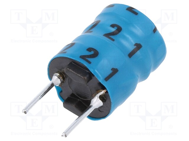 Inductor: ferrite; 220uH; 950mA; 490mΩ; ±10%; 10kHz