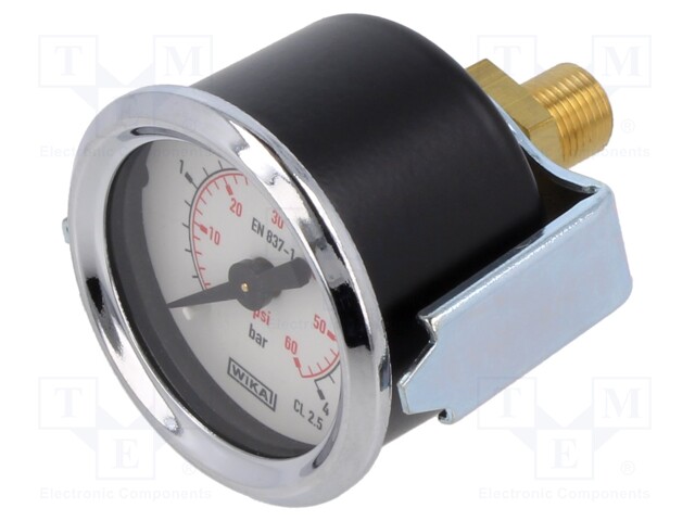 Manometer; 0÷4bar; 40mm; non-aggressive liquids,inert gases