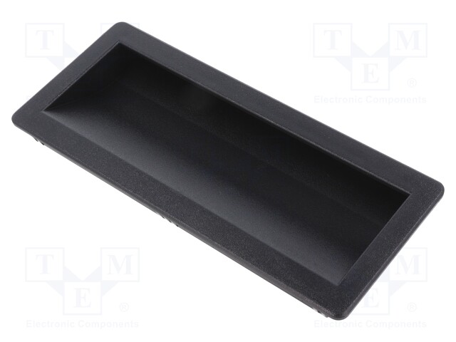 Holder; Mat: thermoplastic; black; L: 78.5mm; W: 186mm; D: 22mm