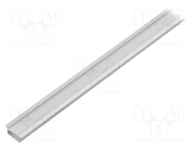 Profiles for LED modules; white; recessed; natural; L: 1m