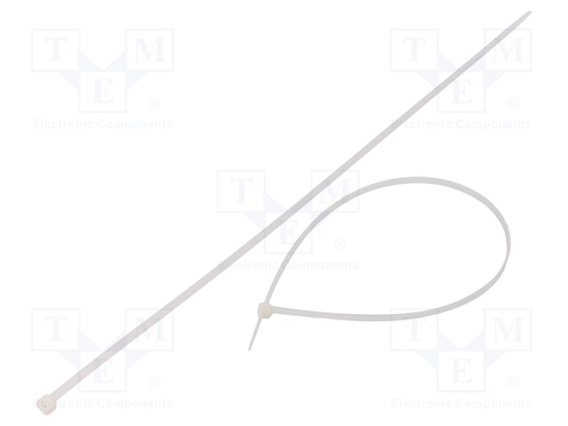 Cable tie; L: 450mm; W: 4.8mm; polyamide; 215.5N; natural