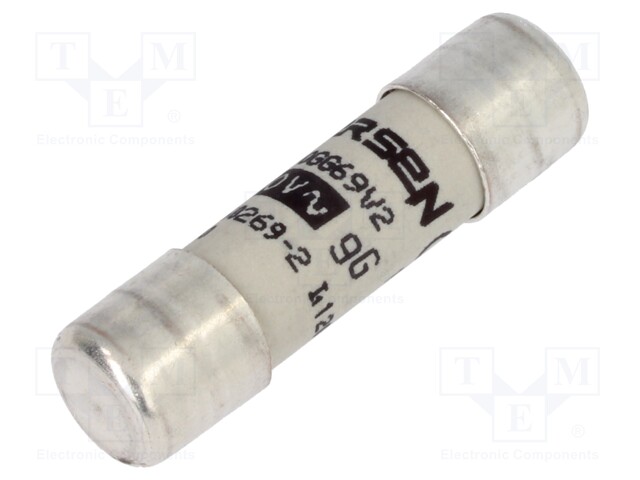 Fuse: fuse; gG,time-lag; 2A; 690VAC; 10x38mm