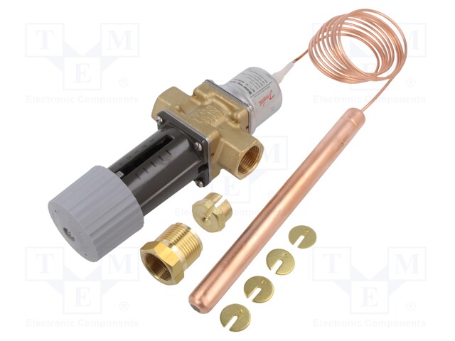 Thermostatic valve; G 3/4"; brass; 0÷16bar; AVTA; 2m