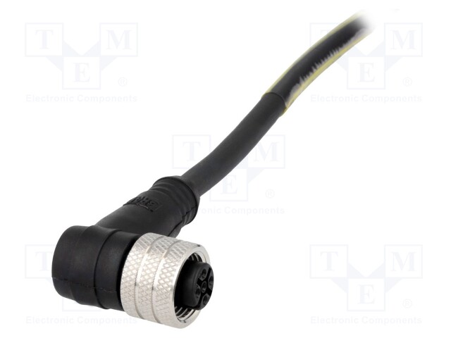 Plug; M12; PIN: 4; female; A code-DeviceNet / CANopen; 10m; IP67