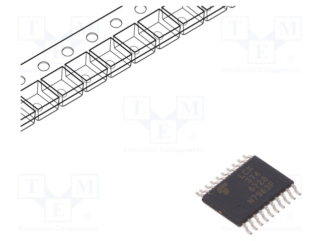 IC: digital; D flip-flop; Channels: 8; LCX; SMD; TSSOP20; 0.65mm