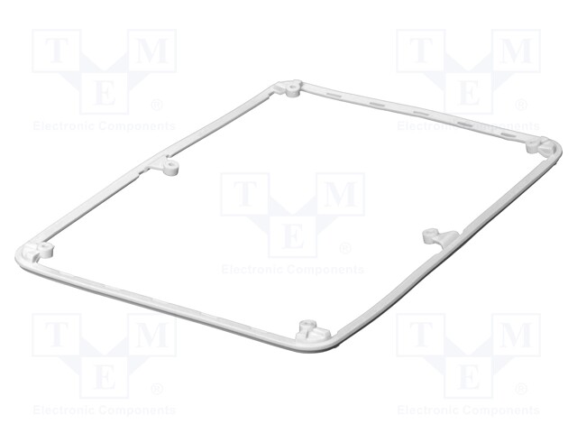 Gasket; elastomer thermoplastic TPE; Series: BoPad; Colour: white