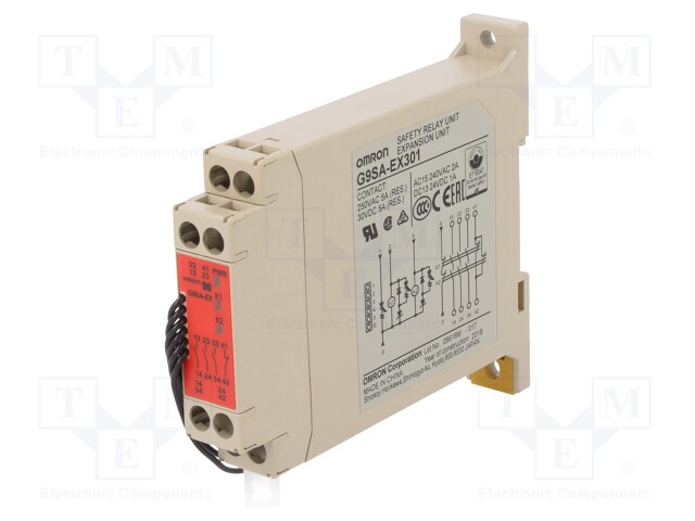 Module: extension; Series: G9SA; Mounting: DIN; -25÷55°C