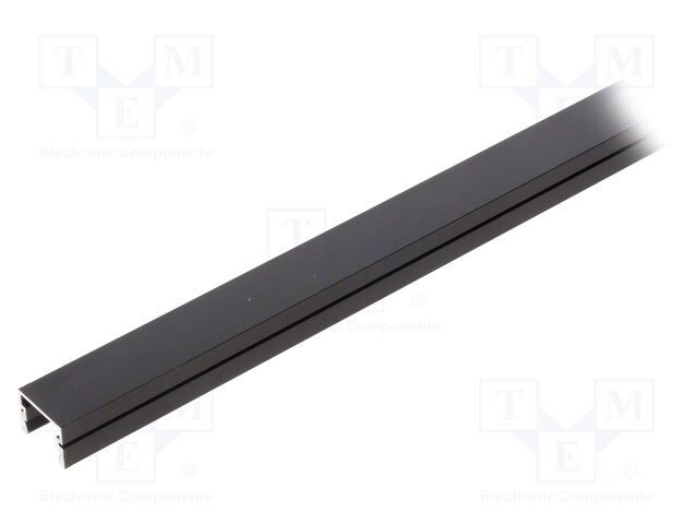 Profiles for LED modules; black; L: 1m; PDS4-PLUS; aluminium