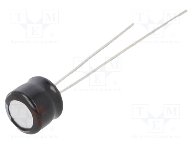 Capacitor: electrolytic; THT; 22uF; 35VDC; Ø6.3x5mm; Pitch: 2.5mm