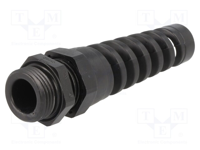 Cable gland; with strain relief; PG11; IP68; Mat: polyamide; black