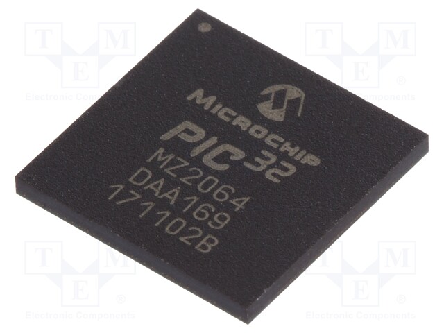 PIC microcontroller; Memory: 2048kB; SRAM: 640kB; 2.2÷3.6VDC; SMD