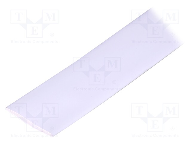 Heat shrink sleeve; glueless; 2: 1; 38.1mm; L: 1m; transparent