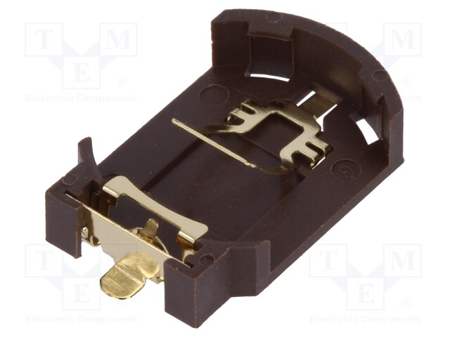 Socket; Mounting: SMT,horizontal; Size: CR2032,DL2032; Batt.no: 1