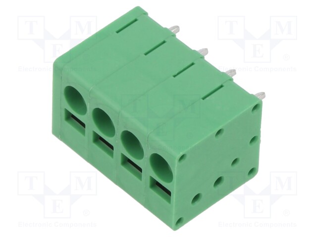 PCB terminal block; Contacts ph: 5mm; ways: 4; straight; terminal