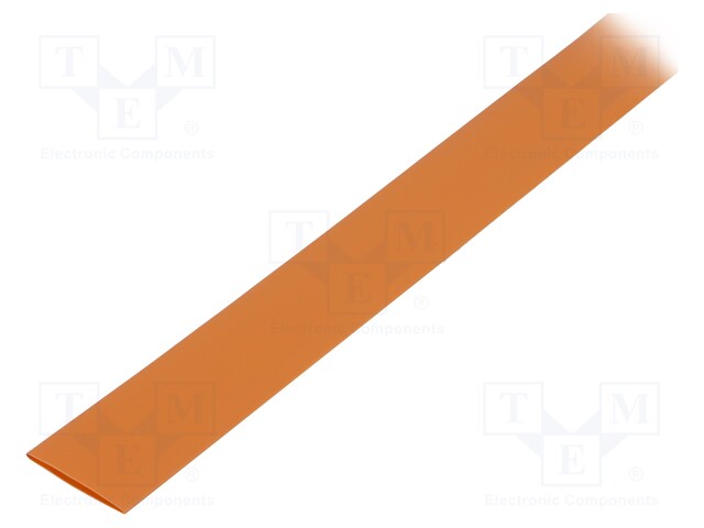 Heat shrink sleeve; glueless; 2: 1; 50.8mm; L: 1m; orange