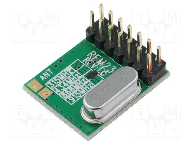 Module: RF; FM transceiver; FSK; 868MHz; SPI; -121dBm; 1.8÷3.6VDC