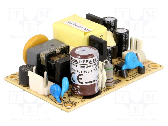 Power supply: switched-mode; 15.12W; 120÷370VDC; 85÷264VAC; OUT: 1