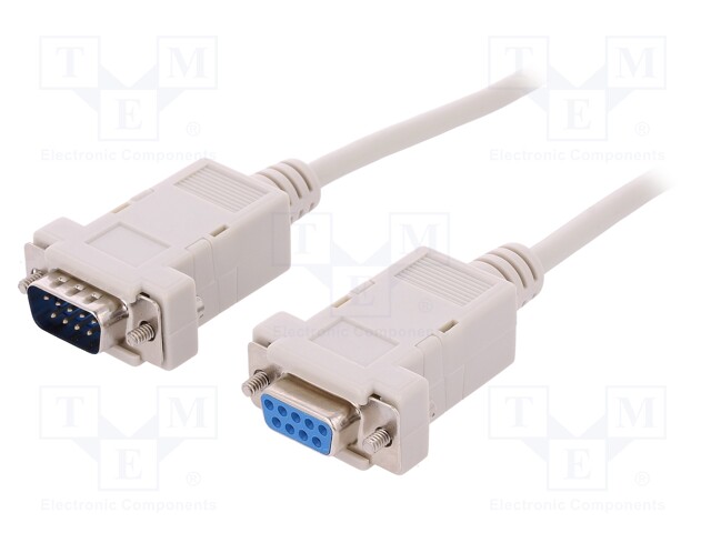 Cable; D-Sub 9pin socket,D-Sub 9pin plug; Len: 1.8m; Øcable: 5mm