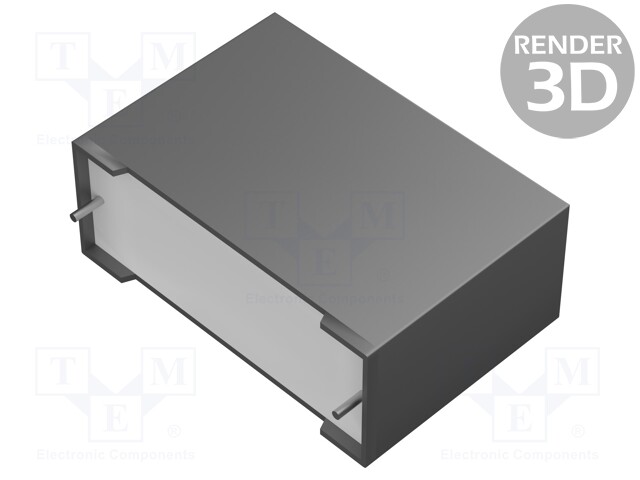 Capacitor: polypropylene; X2; 4.7uF; 37.5mm; ±10%; 41.5x28.5x16mm