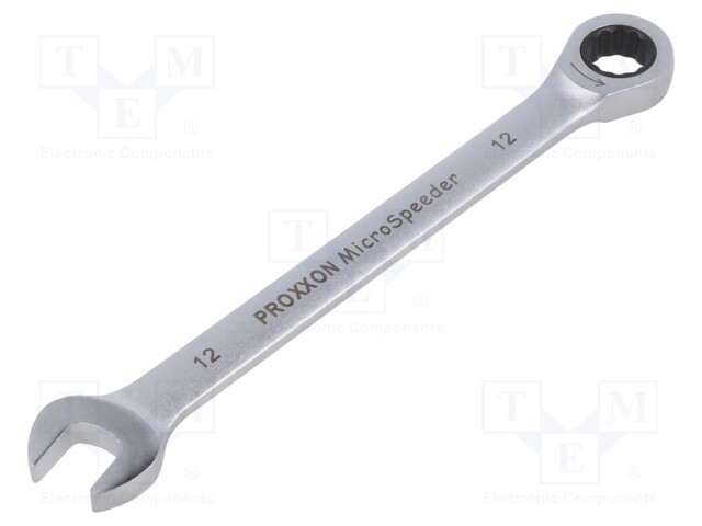 Wrench; combination spanner; 12mm; MicroSpeeder