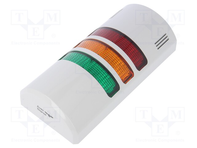 Signaller: signalling column; LED; red/orange/green; Usup: 24VDC