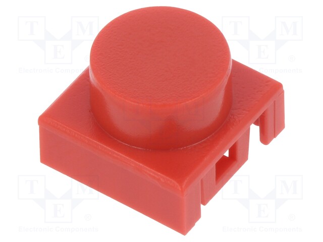 Button; Application: KSA series,KSL series; Ø8mm; Colour: red