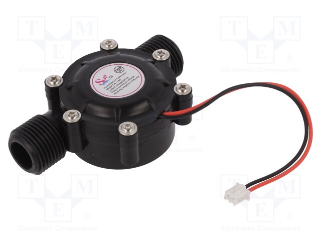 Motor: water turbine generator; 5V; 0÷0.15A; 0÷1MPa; 80°C; 20l/min