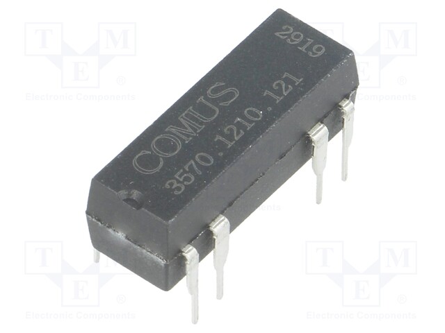 Relay: reed; SPST-NO; Ucoil: 12VDC; 500mA; max.150VDC; 10W; THT