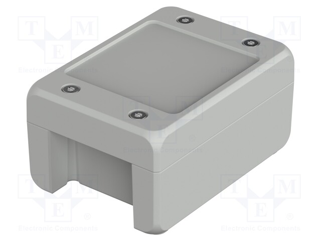 Enclosure: multipurpose; X: 86mm; Y: 121mm; Z: 60mm; BOCUBE ALU; grey