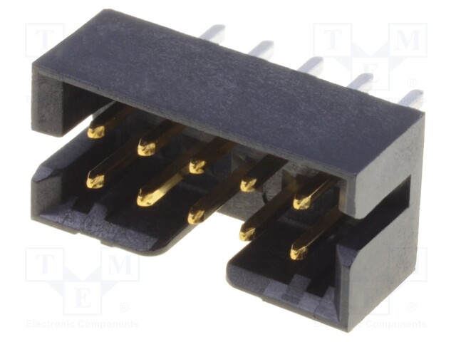 Socket; wire-wire/PCB; male; Milli-Grid; 2mm; PIN: 10; THT; on PCBs