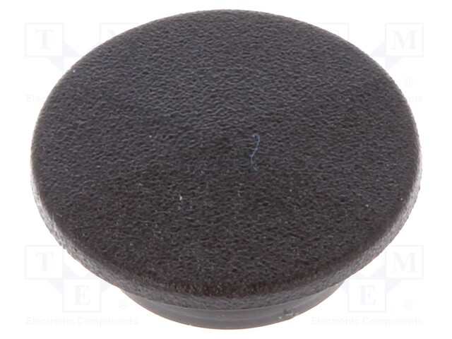 Cap; plastic; push-in; black; Application: K21