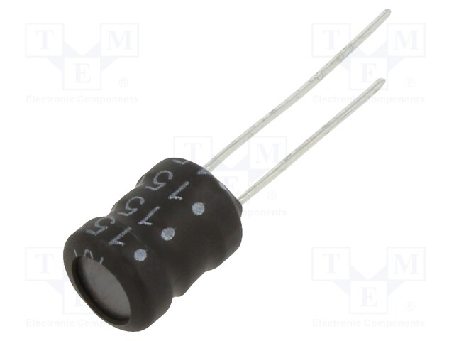 Inductor: wire; THT; 150uH; 1A; 0.37Ω; ±10%; Ø8.7x12mm; vertical