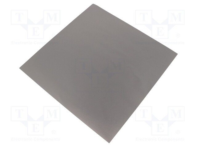 Shielding mat; 240x240x0.1mm; Permeability: 100; self-adhesive