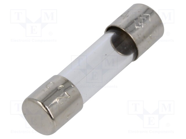 Fuse: fuse; quick blow; 2.5A; 125VAC; cylindrical,glass; 5x20mm