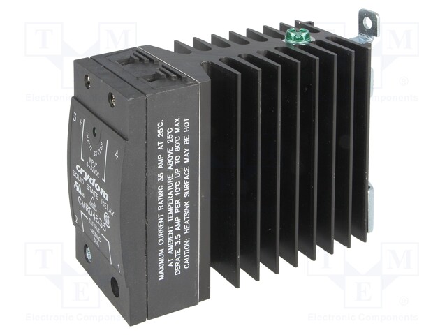 Relay: solid state; Ucntrl: 3÷32VDC; 35A; 48÷530VAC; DIN,on panel
