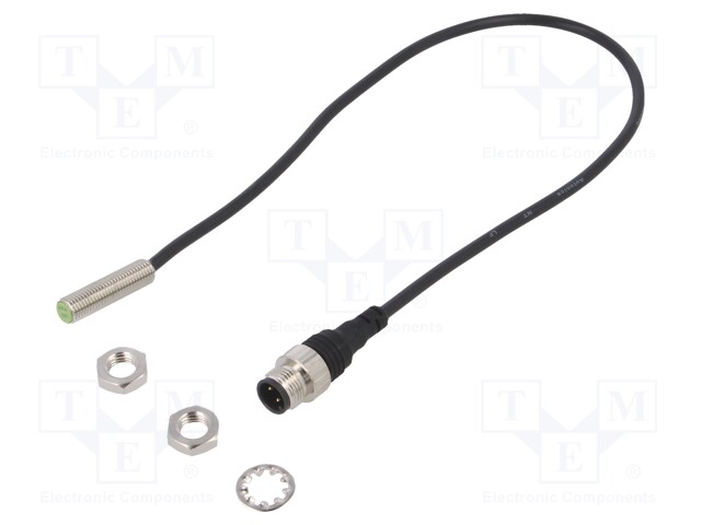 Sensor: inductive; Output conf: 2-wire NO; 0÷1.5mm; 10÷30VDC; M8