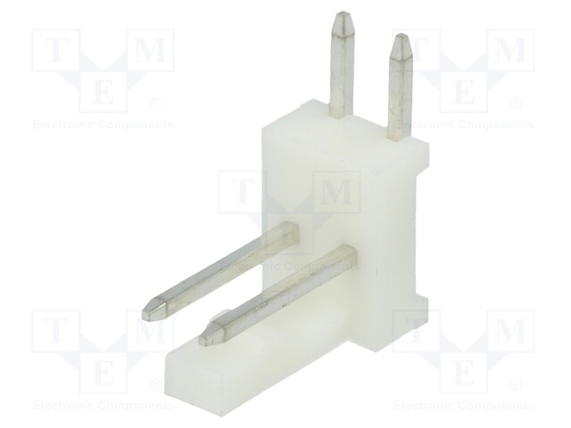 Socket; wire-board; male; PIN: 2; 2.54mm; THT; MAS-CON; tinned