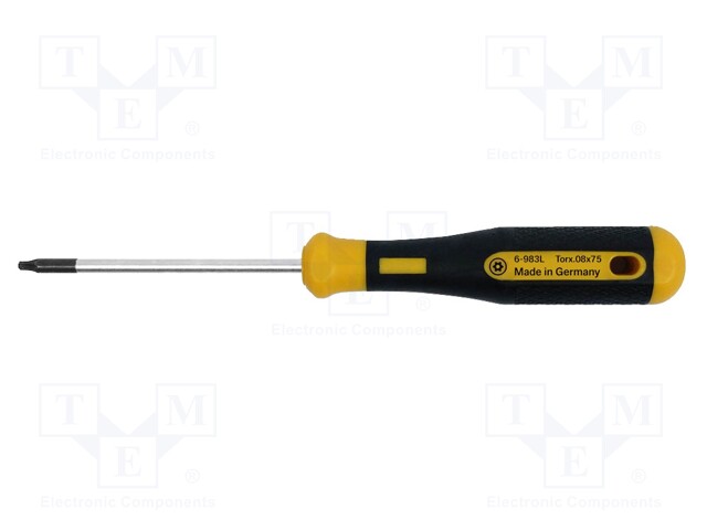 Screwdriver; Torx® with protection; T8H; POWERline