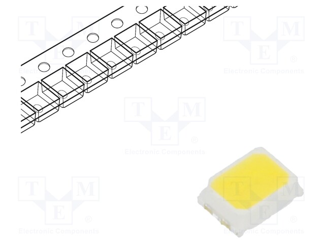 LED; SMD; PLCC2,2216; white neutral; 6÷10lm; 3706-4500K; 70; 120°