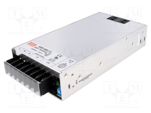 Power supply: switched-mode; modular; 300W; 7.5VDC; 199x105x41mm