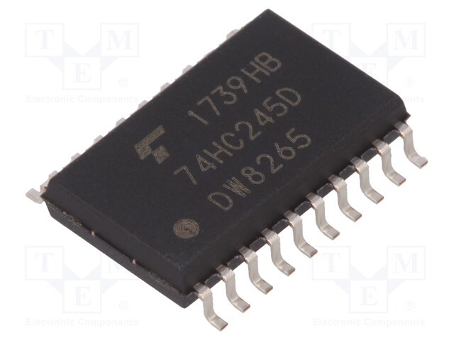 IC: digital; bus transceiver; Channels: 8; C²MOS; SMD; SO20; 2÷6VDC