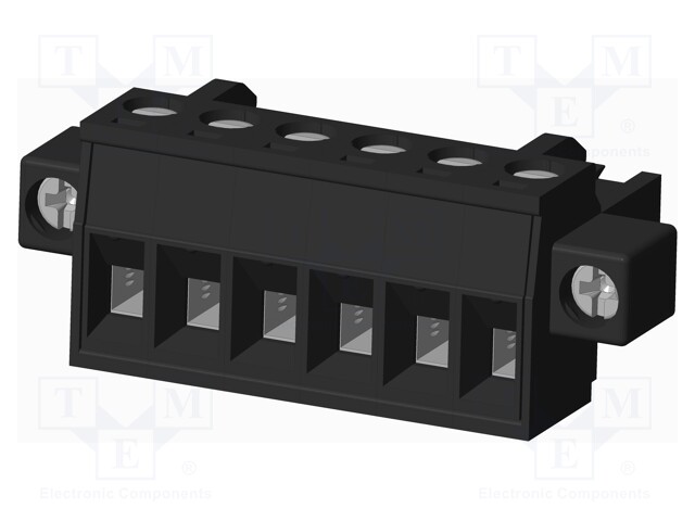 Connector: pluggable terminal block; plug; female; straight; 5mm