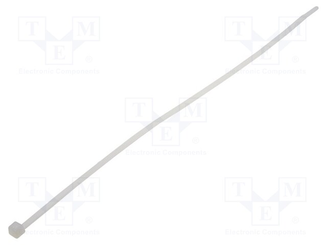 Cable tie; L: 300mm; W: 4.7mm; polyamide; 355N; natural; Ømax: 85mm