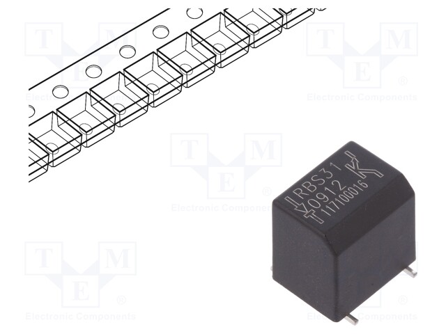 Sensor: tilt; ±10°; -25÷85°C; Output conf: SPST-NO; 3.3÷5VDC