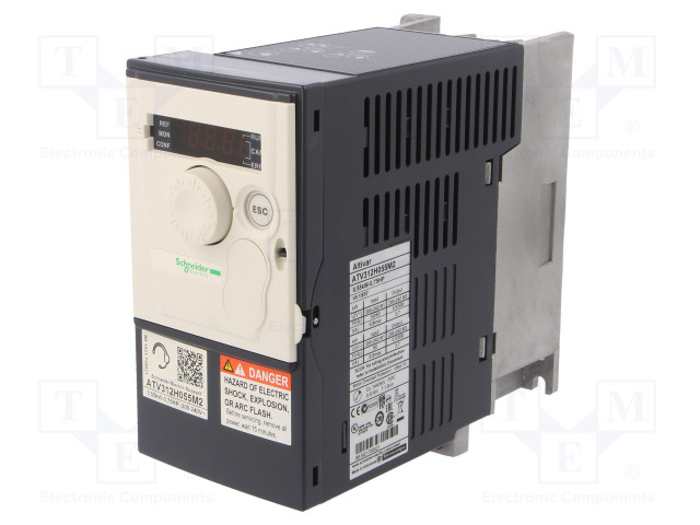Inverter; Max motor power: 0.55kW; Usup: 220÷240VAC; 0÷500Hz; IN: 6
