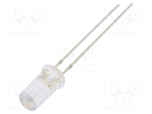 LED; 5mm; bicolour; red,blue; 1120mcd; 750mcd; 50°; 20mA; Front: flat