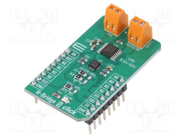 Click board; motor driver,H bridge; I2C,analog; MP6515GF-Z